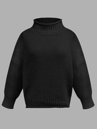 Turtleneck Long Sleeve Sweater | Trendy & Cozy Knitwear for Women - Modestly Vogue 