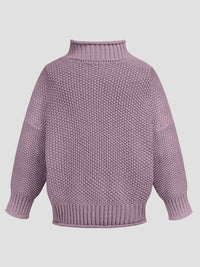 Turtleneck Long Sleeve Sweater | Trendy & Cozy Knitwear for Women - Modestly Vogue 