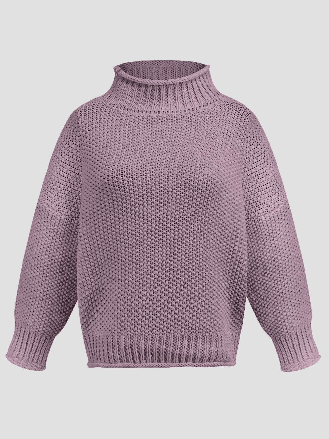 Turtleneck Long Sleeve Sweater | Trendy & Cozy Knitwear for Women - Modestly Vogue 