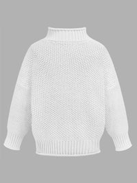 Turtleneck Long Sleeve Sweater | Trendy & Cozy Knitwear for Women - Modestly Vogue 