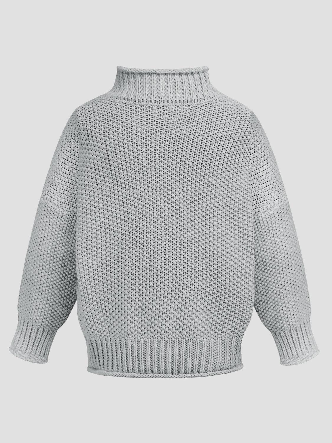 Turtleneck Long Sleeve Sweater | Trendy & Cozy Knitwear for Women - Modestly Vogue 