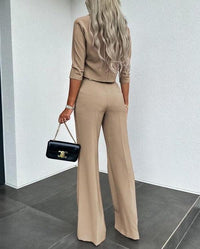 Two piece pant set - Modestly Vogue 