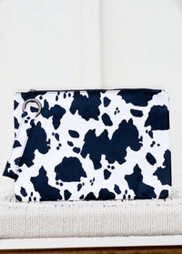 Versatile Cow Print Oversized Handbag – Stylish & Functional Everyday Clutch | Modestly Vogue - Modestly Vogue 