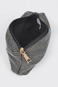 Versatile Handbag | Stylish & Functional 2 In 1 Rhinestone Pouch Clear Shoulder Bag - Modestly Vogue 