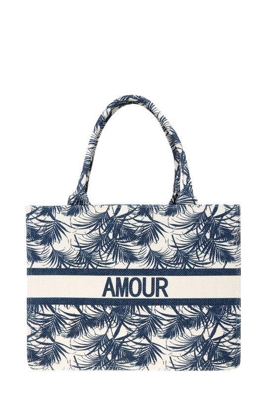 Versatile Handbag | Stylish & Functional AMOUR Tropical Oblique Book Tote Bag - Modestly Vogue 