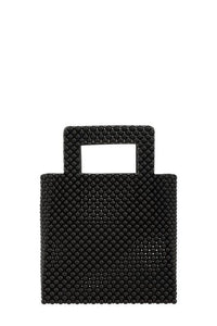 Versatile Handbag | Stylish & Functional Beads Wrap Style Tote Shape Jelly Bag - Modestly Vogue 