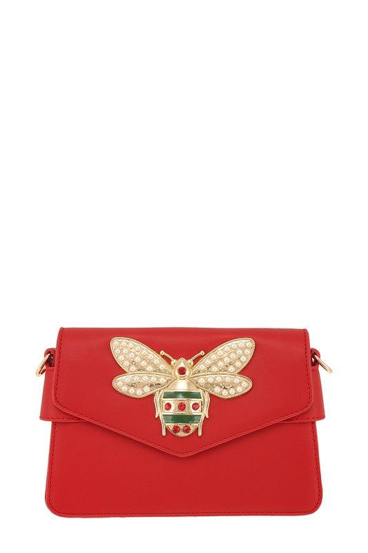 Versatile Handbag | Stylish & Functional Bee Decorated Crossbody Bag - Modestly Vogue 