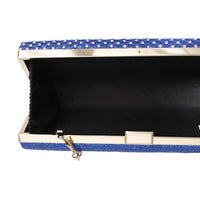 Versatile Handbag | Stylish & Functional Clutch Hard Case Royal Blue Bag for Women - Modestly Vogue 