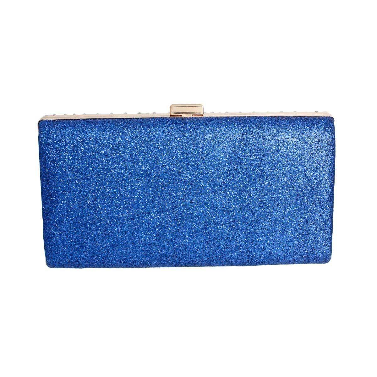 Versatile Handbag | Stylish & Functional Clutch Hard Case Royal Blue Bag for Women - Modestly Vogue 