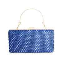 Versatile Handbag | Stylish & Functional Clutch Hard Case Royal Blue Bag for Women - Modestly Vogue 