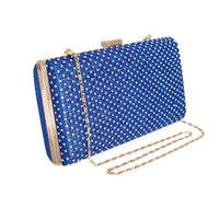 Versatile Handbag | Stylish & Functional Clutch Hard Case Royal Blue Bag for Women - Modestly Vogue 