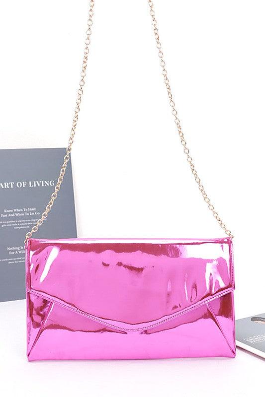 Versatile Handbag | Stylish & Functional Color Mirror Envelope Clutch Swing Bag - Modestly Vogue 