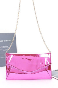 Versatile Handbag | Stylish & Functional Color Mirror Envelope Clutch Swing Bag - Modestly Vogue 