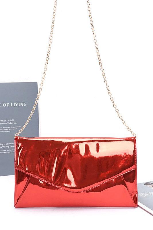 Versatile Handbag | Stylish & Functional Color Mirror Envelope Clutch Swing Bag - Modestly Vogue 