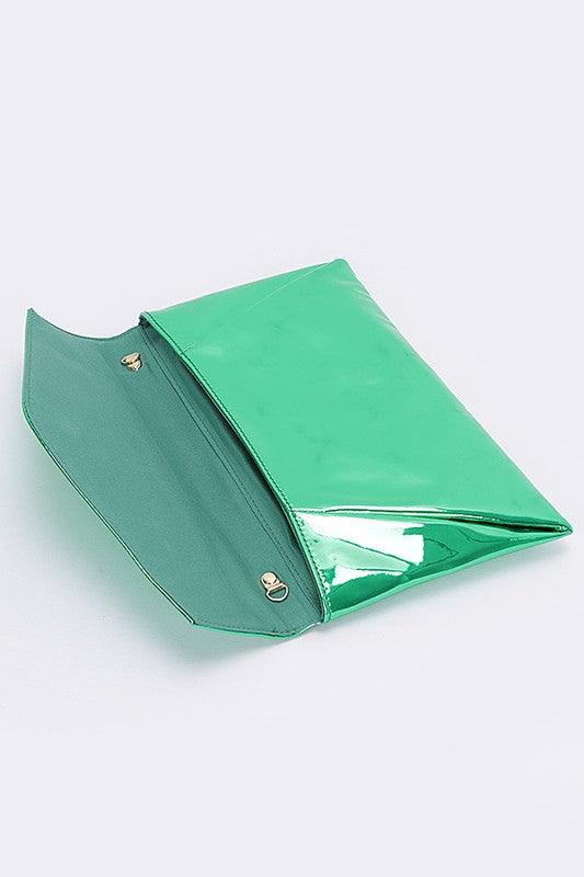 Versatile Handbag | Stylish & Functional Color Mirror Envelope Clutch Swing Bag - Modestly Vogue 