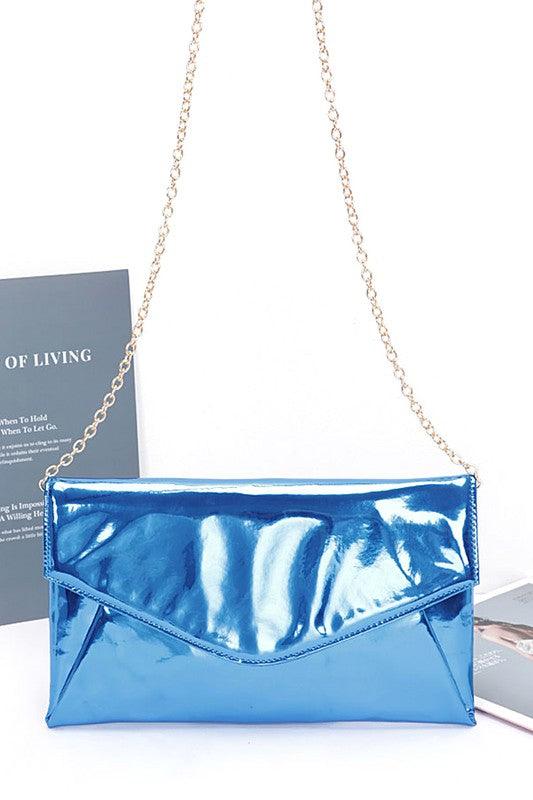 Versatile Handbag | Stylish & Functional Color Mirror Envelope Clutch Swing Bag - Modestly Vogue 