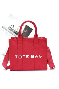 Versatile Handbag | Stylish & Functional Cotton Canvas Convertible Small Tote Bag - Modestly Vogue 