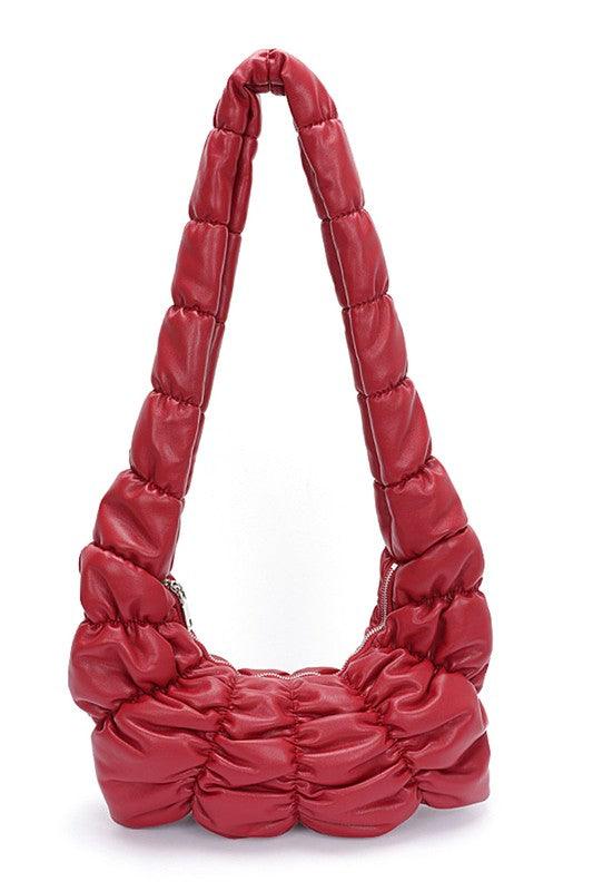 Versatile Handbag | Stylish & Functional Crinkle Iconic Hobo Bag - Modestly Vogue 