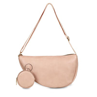 Versatile Handbag | Stylish & Functional Crossbody Pink Round Pouch Bag Set for Women - Modestly Vogue 