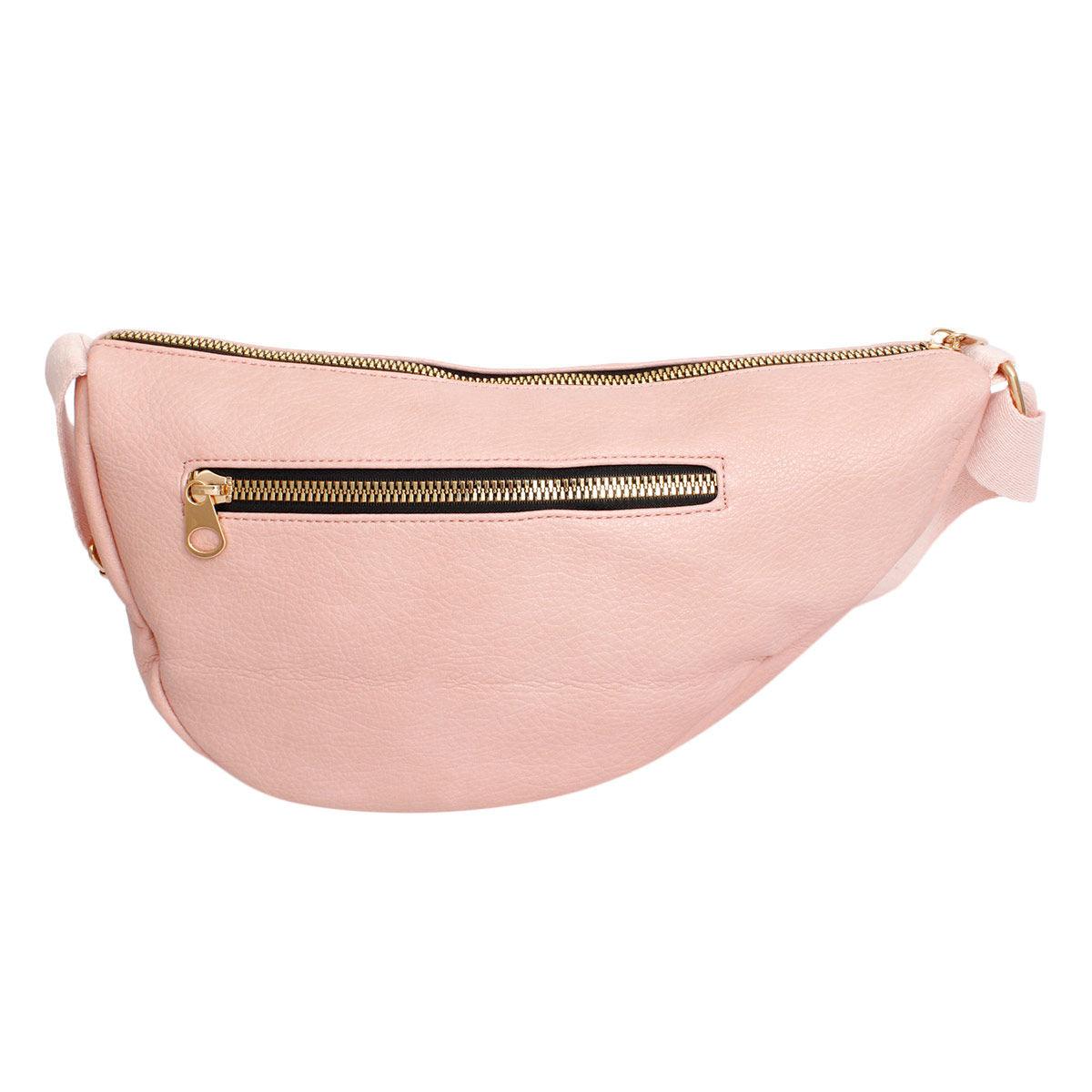 Versatile Handbag | Stylish & Functional Crossbody Pink Round Pouch Bag Set for Women - Modestly Vogue 