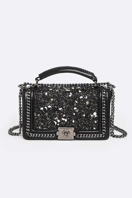 Versatile Handbag | Stylish & Functional Druzy Designed Iconic Fashion Handbag - Modestly Vogue 