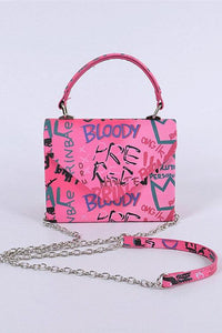 Versatile Handbag | Stylish & Functional Graffiti Boxy Swing Bag - Modestly Vogue 