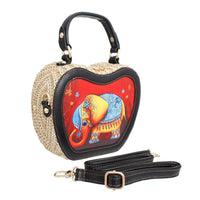 Versatile Handbag | Stylish & Functional Hard Case Handbag Elephant Straw Bag for Women - Modestly Vogue 