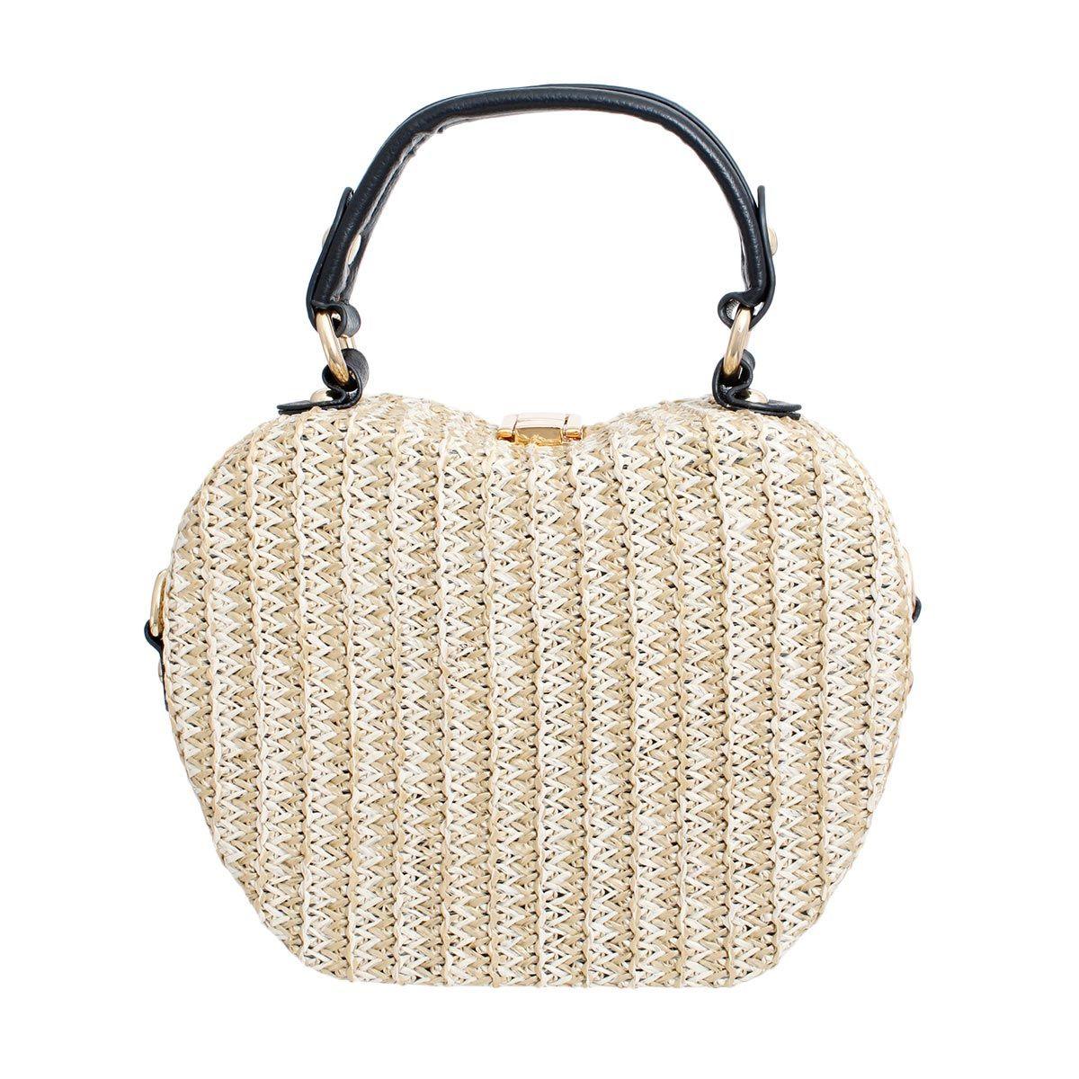 Versatile Handbag | Stylish & Functional Hard Case Handbag Elephant Straw Bag for Women - Modestly Vogue 