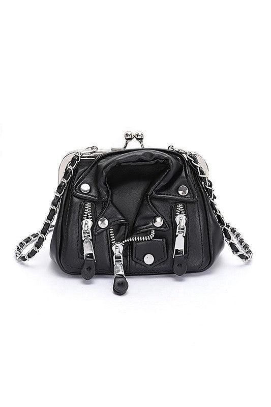 Versatile Handbag | Stylish & Functional Iconic Leather Jacket Swing Bag - Modestly Vogue 