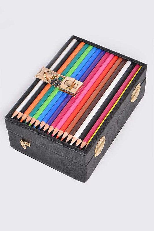 Versatile Handbag | Stylish & Functional Iconic Locket Color Pencil Box Clutch - Modestly Vogue 