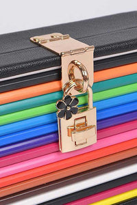 Versatile Handbag | Stylish & Functional Iconic Locket Color Pencil Box Clutch - Modestly Vogue 