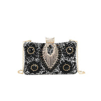 Versatile Handbag | Stylish & Functional Inlaid with Diamond Dinner Bag Women Cocktail Rhinestone Bag Socialite Dress Clutch Accessories - Modestly Vogue 