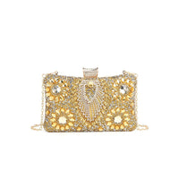 Versatile Handbag | Stylish & Functional Inlaid with Diamond Dinner Bag Women Cocktail Rhinestone Bag Socialite Dress Clutch Accessories - Modestly Vogue 