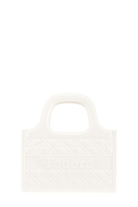 Versatile Handbag | Stylish & Functional JADORE Top Handle Crossbody Jelly Bag - Modestly Vogue 