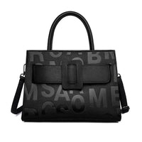 Versatile Handbag | Stylish & Functional Large Capacity Totes Women Retro Trends Letter Graphic Women Handbag - Modestly Vogue 