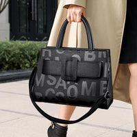 Versatile Handbag | Stylish & Functional Large Capacity Totes Women Retro Trends Letter Graphic Women Handbag - Modestly Vogue 