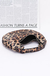 Versatile Handbag | Stylish & Functional Leopard Print Top Handle Circle Swing Bag - Modestly Vogue 