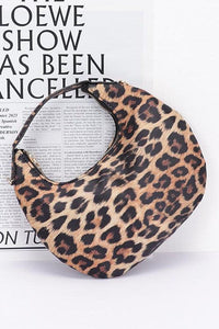 Versatile Handbag | Stylish & Functional Leopard Print Top Handle Circle Swing Bag - Modestly Vogue 