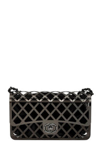 Versatile Handbag | Stylish & Functional Metal Square Chain Crossbody Bag - Modestly Vogue 