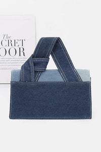 Denim Handbag | Functional Mix Piecing Crossbody Bag - Modestly Vogue 