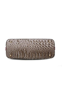 Versatile Handbag | Stylish & Functional MKF Collection Autumn Crocodile Skin Tote Bag Mia - Modestly Vogue 