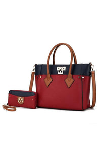 Versatile Handbag | Stylish & Functional MKF Collection Brynlee Color-Block Tote Bag Mia K - Modestly Vogue 