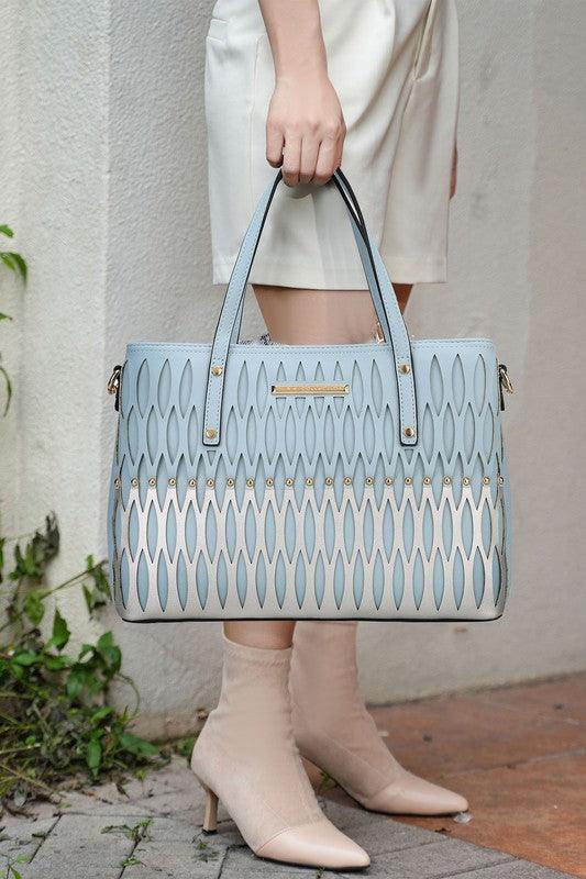 Versatile Handbag | Stylish & Functional MKF Collection Quinn Triple Tote Bag - Modestly Vogue 