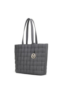 Versatile Handbag | Stylish & Functional MKF Collection Rowan Woven Tote Bag by Mia K - Modestly Vogue 