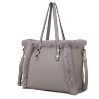 Versatile Handbag | Stylish & Functional MKF Liza with Faux Fur Women Tote Bag by Mia K - Modestly Vogue 