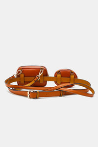 Versatile Handbag | Stylish & Functional Nicole Lee USA Double Pouch Fanny Pack - Modestly Vogue 