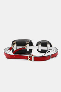 Versatile Handbag | Stylish & Functional Nicole Lee USA Double Pouch Fanny Pack - Modestly Vogue 