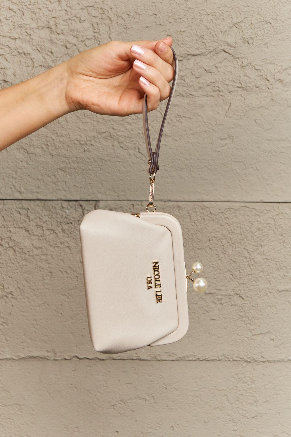 Versatile Handbag | Stylish & Functional Nicole Lee USA Elise Pearl Coin Purse - Modestly Vogue 