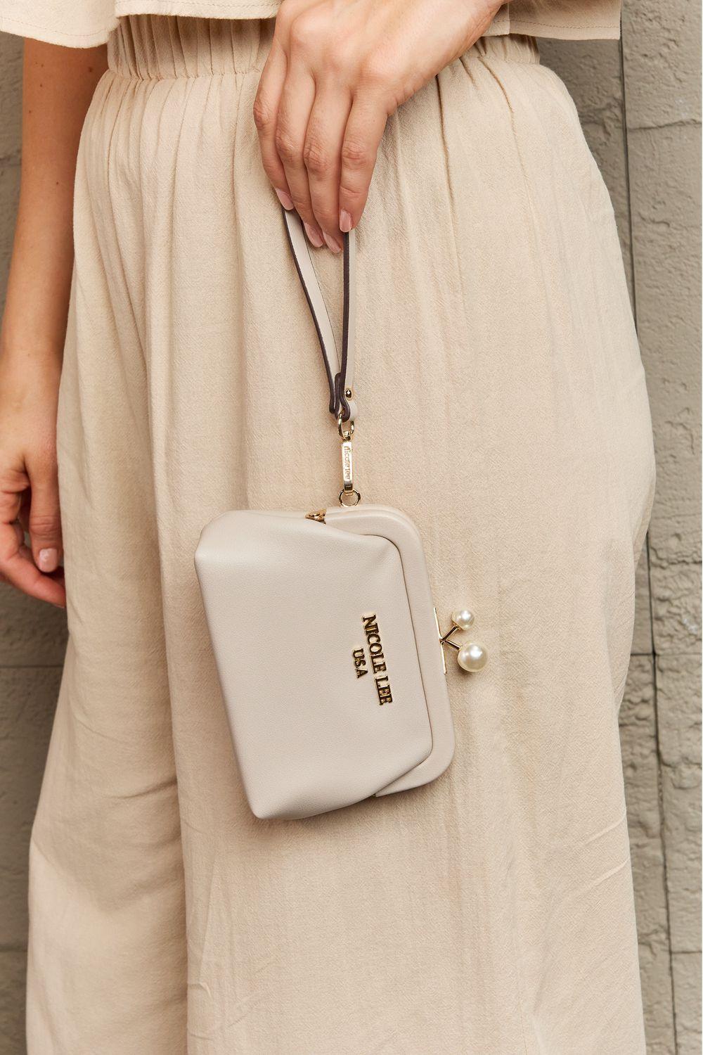 Versatile Handbag | Stylish & Functional Nicole Lee USA Elise Pearl Coin Purse - Modestly Vogue 