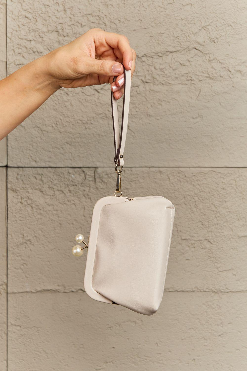 Versatile Handbag | Stylish & Functional Nicole Lee USA Elise Pearl Coin Purse - Modestly Vogue 